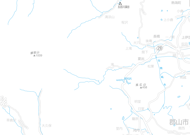 福島交通　路線図：夏出